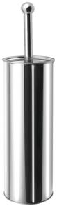 Aqualine Simple Line - Scopino WC cilindrico, acciaio inox lucido 04065F