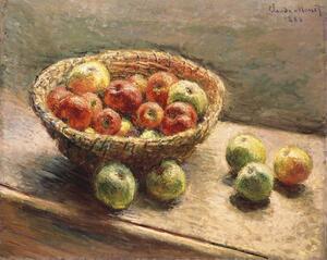 Monet, Claude - Riproduzione A Bowl of Apples Le Panier de Pommes 1880, (40 x 30 cm)