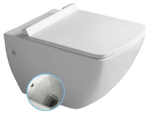 Sapho Isvea Purity - WC sospeso con doccetta bidet, bianco 10PL02007-DL