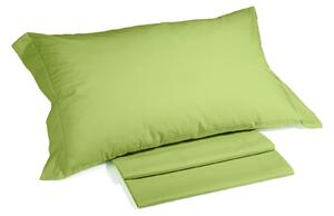 Completo Lenzuola In Cotone Cotone Tinta Unita Singolo Caleffi Tinta Unita Menta Caleffi