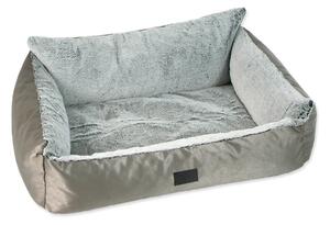 Cuccia argentata per cane 58x46 cm Dog Fantasy Lux Platinum – Plaček Pet Products