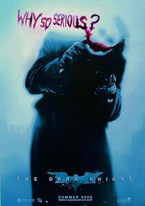 Batman The Dark Knight - Il cavaliere oscuro - Joker Why So Serious Heath Ledger, (68 x 98 cm)