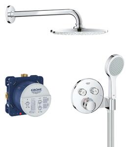 Grohe Grohtherm SmartControl - Set doccia Perfect con termostato ad incasso, 210 mm, cromato 34743000