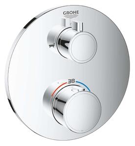 Grohe Grohtherm - Miscelatore termostatico a 2 utenze per vasca da bagno, cromato 24077000