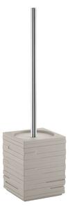 Sapho Gedy Quadrotto - Scopino WC da appoggio, tortora QU3366