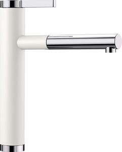 Blanco Linee S - Miscelatore da lavello con bocca di erogazione estraibile, bianco/cromo 518441