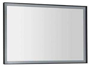 Sapho Sort LED - Specchio con illuminazione LED, 1000x700 mm, nero opaco ST100