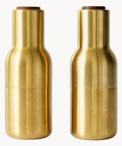 Macinasale e pepe con coperchio in legno di noce Bottle Grinder