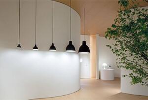 Louis Poulsen Lampada a sospensione Toldbod 400, dimmerabile, Bianco / Opale, Soggiorno / Sala da pranzo, Alluminio, Design, Lampada a sospensione