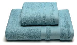 Asciugamano Con Ospite In Cotone Soft Standard Spugnissima Tinta Unita Anice Caleffi