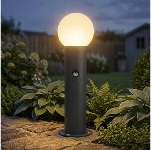 Kanlux 46084 - Lampada da esterno con sensore STONO 1xE27/15W/230V 50 cm IP65 antracite