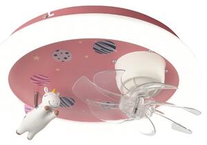 Lampada LED dimmerabile da soffitto per cameretta con ventilatore LED/48W/230V 3000/4000/6000K rosa