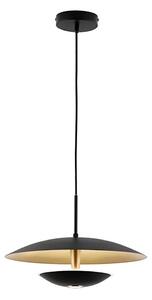 Lampadario LED su cavo MONICA LED/16W/230V nero/oro