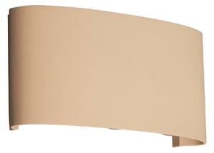 FISCHER & HONSEL Applique da esterni a LED Berlin, Crema / Ambra, Metallo, Moderno, Applique LED da esterni