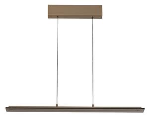 FISCHER & HONSEL Lampada a sospensione Torvi, dimmerabile, Crema / Ambra, Soggiorno / Sala da pranzo, Metallo, Moderno, Lampada a sospensione