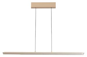 FISCHER & HONSEL Lampada a sospensione Torvi, dimmerabile, Crema / Ambra, Soggiorno / Sala da pranzo, Metallo, Moderno, Lampada a sospensione