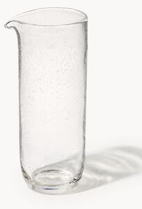 Caraffa in vetro soffiato con bolle d'aria Hippolyte, 840 ml