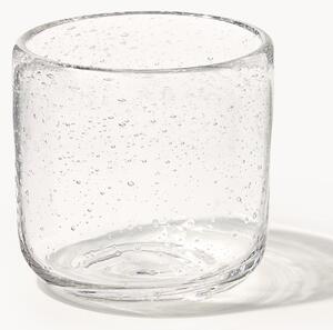 Set di 4 bicchieri in vetro soffiato con bolle d'aria Hippolyte