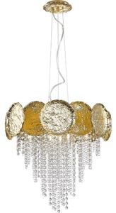 Zuma Line P0619-07A-K4K4 - Lampadario sospeso su cavo ASTRA 7xG9/28W/230V, elegante finitura oro