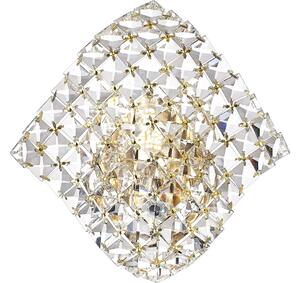 Zuma Line W0221-01S-F7AC - Applique TIARA 1xG9/42W/230V dorata