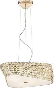 Zuma Line P0286-06M-F7AC - Lampadario a cavo BABYLON 6xG9/42W/230V dorato