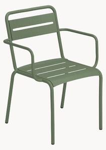 Set di 2 sedie da giardino impilabili con braccioli Star