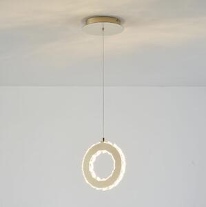 Zuma Line MD3713-1-3GT - Lampadario LED dimmerabile a sospensione con cavo GIRONA LED/10W/230V, oro
