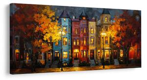 Quadro su tela – Scenografia urbana serale