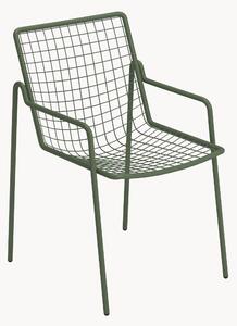 Sedia da giardino impilabile con braccioli Rio R50