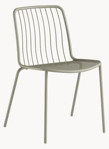Set di 2 sedie da giardino impilabili Alisea