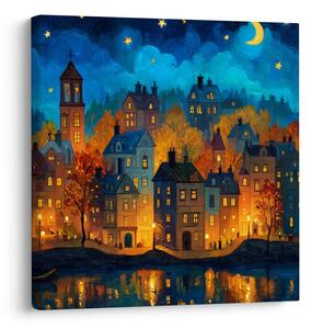 Quadro su tela – Favola serale autunnale