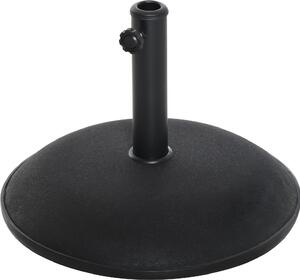 VivaGarden Base per Ombrellone da Giardino in Cemento per Ombrelloni con Palo di 35mm 38mm o 48mm Nero 50x37cm