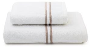 Asciugamano Con Ospite In Cotone Classic Standard Dreaming Tinta Unita Bianco Caleffi