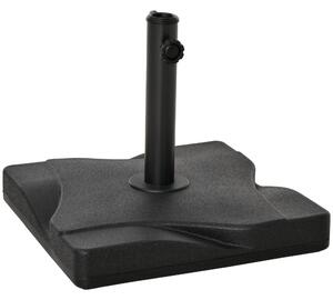 VivaGarden Base per Ombrellone in Plastica da 20kg per Pali da 30-35-38mm 41.5x41.5x35cm