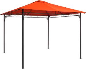 VivaGarden Copertura Gazebo 3x3 mt Top in Poliestere Impermeabile con 8 Fori di Ventilazione colore Arancione