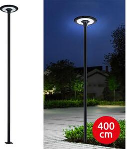 Brilagi-LED Lampione stradale con palo da 4 m URBANSPARK LED/120W/230V nero IP65