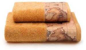 Asciugamano Con Ospite In Cotone Geo Classic Standard Alviero Martini 1A Classe Geo Caleffi