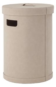 Cesta per il bucato beige in finta pelle 67,5 l Sahla M – Blomus
