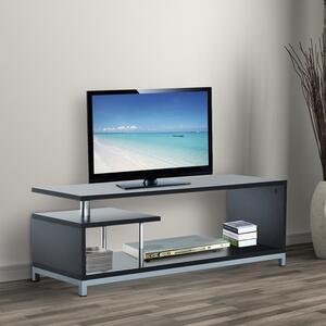 DecHome Mobile TV Moderno con Ripiano a Giorno Dimensioni 114x40x40.5cm colore Nero
