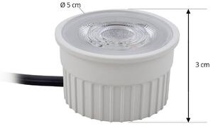 Prios Faretto da incasso a soffitto Fibur con modulo LED, beige, set 10 pezzi PRIOS, dimmerabile, Crema / Ambra, Soggiorno / Sala da pranzo, Metallo, Moderno