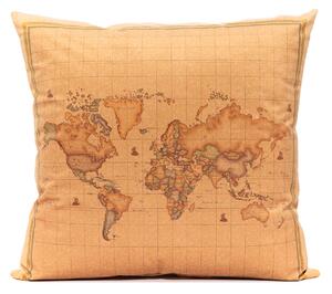 Cuscino D'arredo In Velluto Geo Classic World CM. 50X50 Alviero Martini 1A Classe Geo Caleffi