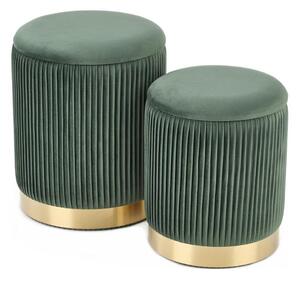 SET 2x Tabacco MONTY diametro 36/44 cm verde/oro