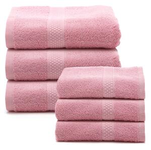 Set Asciugamani In Spugna In Cotone Spugna Standard Spugnissima Tinta Unita Confetto Caleffi