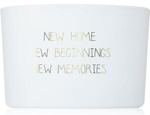 My Flame Fresh Cotton New Home, New Beginnings, New Memories candela profumata 13x8 cm