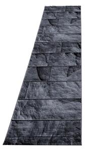 Passatoia grigio scuro 80x300 cm Parma - Ayyildiz Carpets