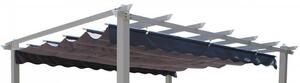 VivaGarden Telo Copertura per Pergola Jan 3 x 4 mt colore Grigio - GA802096