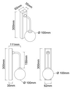 Open Design OR85617 - Applique da bagno ERO 1xG9/9W/230V IP44 oro rosa