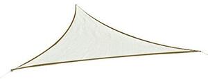 VivaGarden Vela Ombreggiante Triangolare 6x6x6 mt in HDPE colore Crema