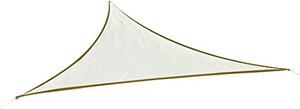 VivaGarden Vela Ombreggiante Triangolare 6x6x6 mt in HDPE colore Crema