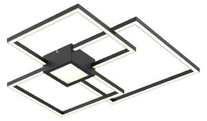 Lindby Duetto plafoniera LED antracite 38W
